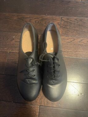 Bloch Kids Black Lace-Up Tap shoes